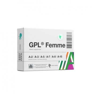 GPL® Femme: Комплексный геропротектор для женщин на основе натуральных пептидов